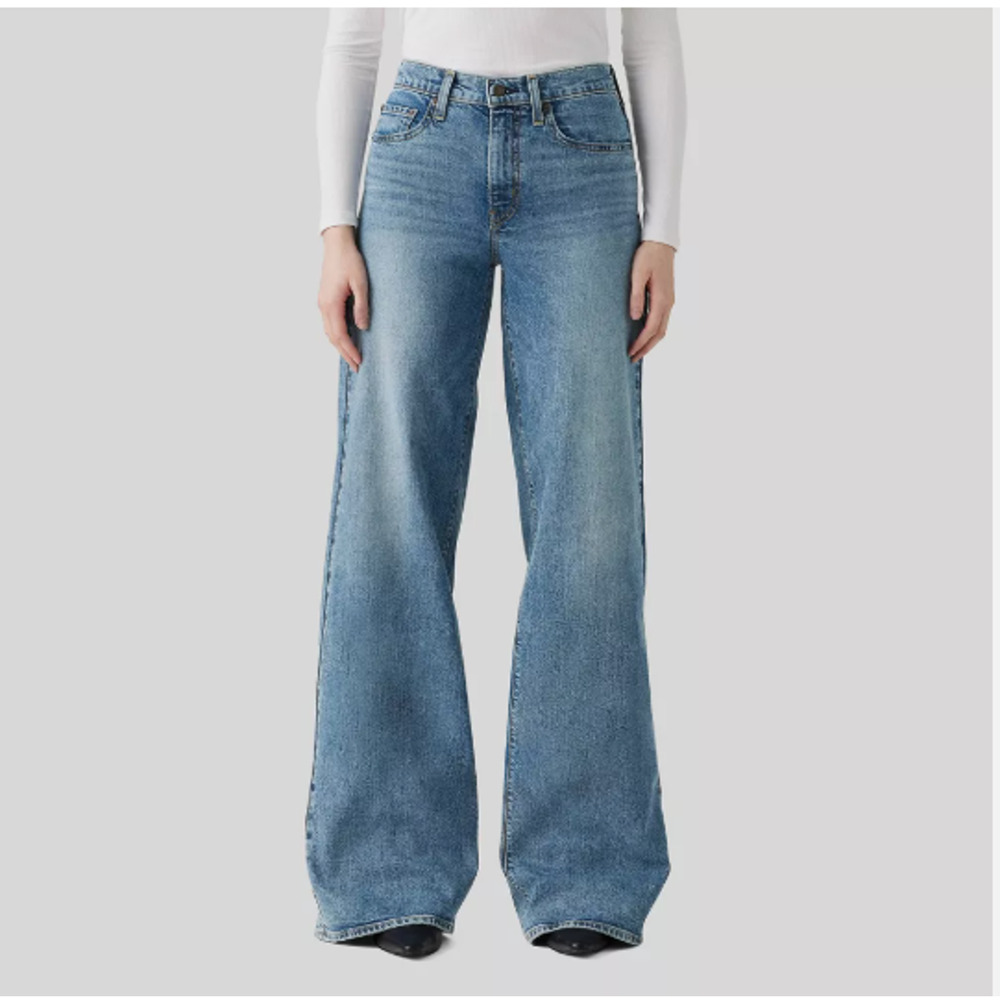 Levi's ® 728 Women's Wide Leg Jeans 29x32 Sweet Success NWT $99 Reg - Picture 4 of 10